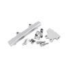 Aeroflow AF64-2213S Billet EFI Fuel Rails Silver suit 14mm Full Length Fuel Injectors fits Mazda Series 45 13B