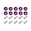 Aeroflow AF64-4374PUR Billet Dress-Up/Fender Bolt Kit Purple