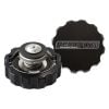 Aeroflow Billet Radiator Cap Large Style 16 psi 1.1 Bar fits 42mm Water Neck Black Finish AF64-5043BLK