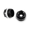 Aeroflow AF700-03BLK Holley Carburetor Adapter Male Black Suit Holley Carburetor Inlet Feed