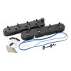 Aeroflow GM LS Factory Valve Cover Set Tall Height Black Finish fits GM LS Series Engines Factory Position Coil Mounts AF77-5019BLK
