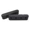 Aeroflow GM LS 2 Piece Retro Finned Valve Cover Set Black Finish fits GM LS Series Engines Factory Position Coil Mounts with Tall Cover AF77-5020BLK