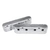 Aeroflow GM LS 2 Piece Retro Finned Valve Cover Set Polished Finish fits GM LS Series Engines Factory Position Coil Mounts with Tall Cover AF77-5020P