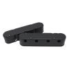 Aeroflow GM LS 2 Piece Retro Smooth Valve Cover Set Black Finish fits GM LS Series Engines Factory Position Coil Mounts with Tall Cover AF77-5021BLK