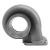 Aeroflow Boosted 1.00 A/R T4 Inlet & V-Band Outlet Turbo Exhaust Housing fits Boosted 6262 & 6862 Turbochargers Cast Iron Material AF8050-1059