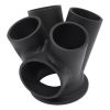 Aeroflow 4 into 1 Round Turbo Merge Collector with 1-1/4