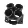 Aeroflow AF8340-2000 4-to-1 Round Turbo Merge Collector T3