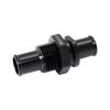 Aeroflow AF88-2015BLK 5/8in Barb Bulkhead Insert Black