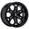 Lenso Argo 17x9 6x139.7 +30 Offset Satin Black