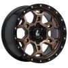 Lenso Argo 17x9 6x139.7 +30 Offset Dirty Bronze