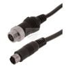 Jaylec AV9905 5M Extension Cable with 4-Pin Female To 4-Pin Male DIN Plug