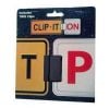 Clip It On 2 x Black Clips on Card L-Plate P-Plate B2C2CCB