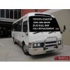 ECB Silver Hammertone Deluxe 3 Bullbar fits Toyota Coaster 1996-2006 B3TO0006SYZ