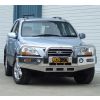 ECB Silver Hammertone Bullbar with Bumper Lights fits Kia Sorento 12/06-09/09 BK47SYZ