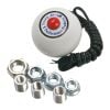 B&M Shifter Knob with Button High Impact Plastic with B&M Logo Insert BM46112