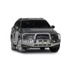 ECB Silver Hammertone Bullbar with Bumper Lights fits Mazda CX-8 08/18-01/23 BMA120SYZ