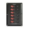 Enerdrive BS-4352B Panel Below Deck 12V CB 6 Position 15A