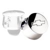 Billet Specialties Round Valve Cover Breather with Bowtie Logo Polished fits Covers with 1-1/4