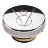 Billet Specialties Radiator Cap Polished with V8 Logo 16lb BS75420
