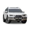 ECB Silver Hammertone Bullbar with Bumper Lights fits Subaru XV INC HYBRID 05/17-09/20 BS81SYZ