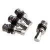 Billet Specialties Bolt-in Valve Stems Chrome 4-pack BS999900