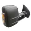 Clearview Original Towing Mirrors fits Lexus LX570 2015-2021 Black Power-Fold, Indicators, Electric