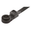 Jaylec CT4010 Cable Tie 150mm x 3.6mm Black Screw Mount UV Resistant 100 Pack