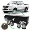 SAAS DB1001-1101 Diff Breather Kit 4 Port fits Toyota Hilux 97-15