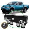 SAAS DB1001-3101 Diff Breather Kit 4 Port incl Nylon Bushes fits Mitsubishi Triton ML-MN 200