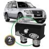 SAAS DB1010-3204 Diff Breather Kit 2 Port incl Nylon Bushes Mitsubishi Pajero NS-NX 200