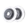 DBA DBA2847X Pair Street Series X Gold Cross-Drilled & Slotted Brake Disc Rotor