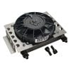 Derale Universal Atomic-Cool Remote Mount Fluid Cooler with Fan 12-3/4