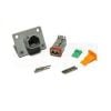 Deutsch DT Connector Kit 2-Pin Bulkhead DT2-1-L012