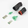 Deutsch DT Connector Kit 3-Pin Black CAT Spec DT3-1-CAT