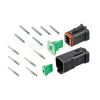 Deutsch DT Connector Kit 6-Pin Black CAT Spec DT6-1-CAT