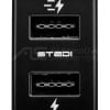 STEDI Dual USB fits New ISUZU 2012-on D-MAX COLORADO DUALUSB-NDMX