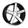 DUB S217 BALLER 24x10 6x135 +30 Offset Black Wheel