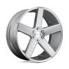 DUB S218 BALLER 26x10 6x139.7 +20 Offset Silver Wheel