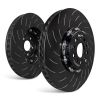 EBC Pair Racing SG Series 2pc Floating Slotted Brake Disc Rotor 345mm SG2F027