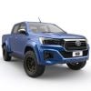 EGR Fender Flares Full Set fits Toyota Hilux April 2024-on Wide Body Ultra Matte Black Unpainted FF-HLX24-6P-UNP