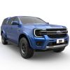 EGR Fender Flares Full Set fits Ford Ranger RA Platinum 22-on Smooth Finish - Shadow Black FF-RGRPLAT-SBLK