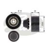 Gates 36380 Guide / Idler Pulley