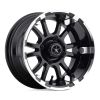 Fairway Alloys FA132 SIXER 12x6 4x101.6 -20 Offset Black Wheel