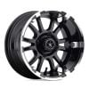 Fairway Alloys FA134 SIXER 14x6.5 4x101.6 -20 Offset Black Wheel