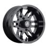 Fairway Alloys FA139 FLEX 12x6 4x101.6 -23 Offset Black Wheel