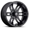 Fairway Alloys FA140 FLEX 14x6.5 4x101.6 -20 Offset Black Wheel