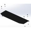 Offroad Animal Winch Area Blanking Plate fits JK JL JT Wrangler Bull bar FB-JWR-JK-07-PR-ASM3