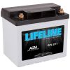 Lifeline Batteries Deep Cycle AGM GPL-U1T 12V 215 CCA 33 AH