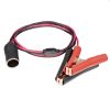 Hardkorr Battery Clamps to Female Cig Plug Lead - 1.0m HKCABCIGBATT