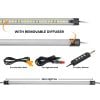 Hardkorr 50cm Tri-Colour LED Light Bar Kit with Diffuser RBWTOR50CIGD